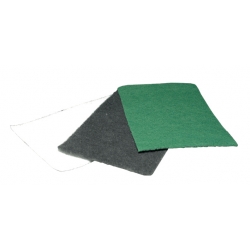 Tampon abrasif vert 15x23x.0.6Tampon abrasif vert 15x23x.0.6