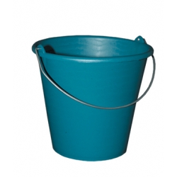 Seau 12 litres, droit,  industriel, bleu